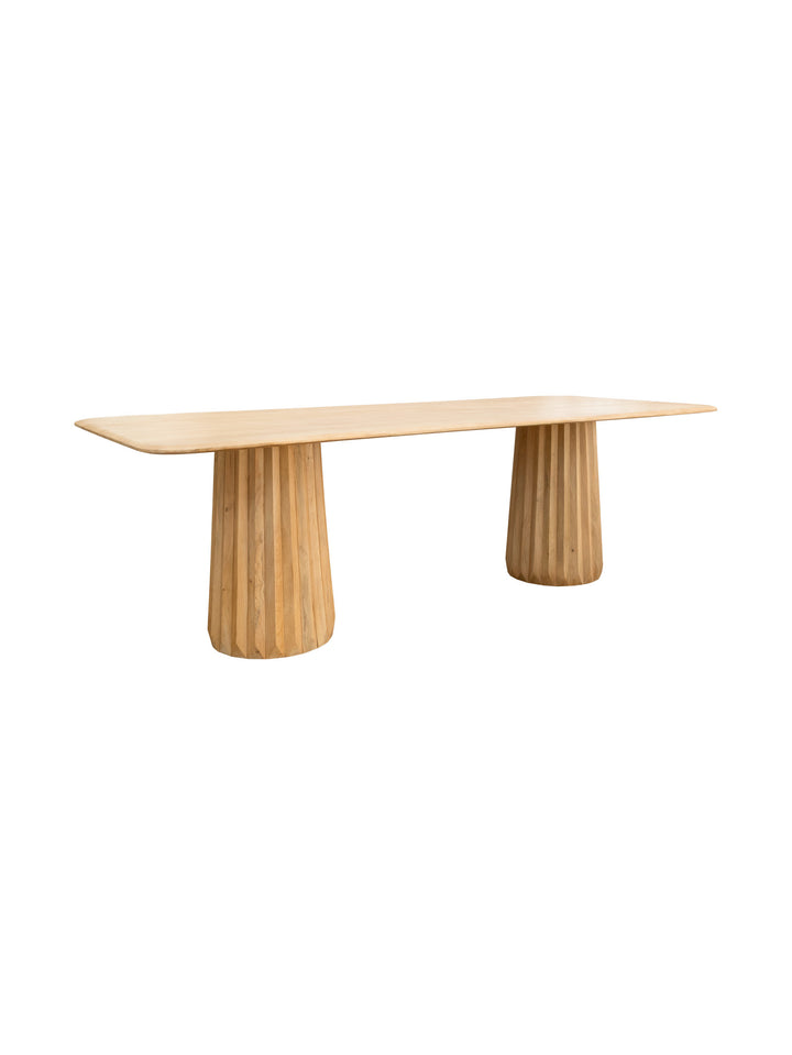 Freasca Dining Table 8-Seater in Light Spice