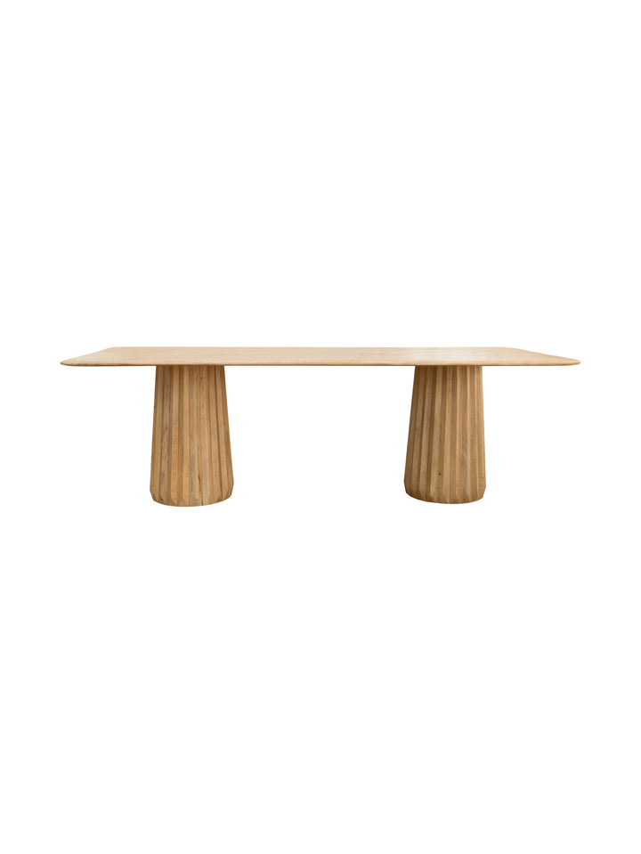 Freasca Dining Table 8-Seater in Light Spice