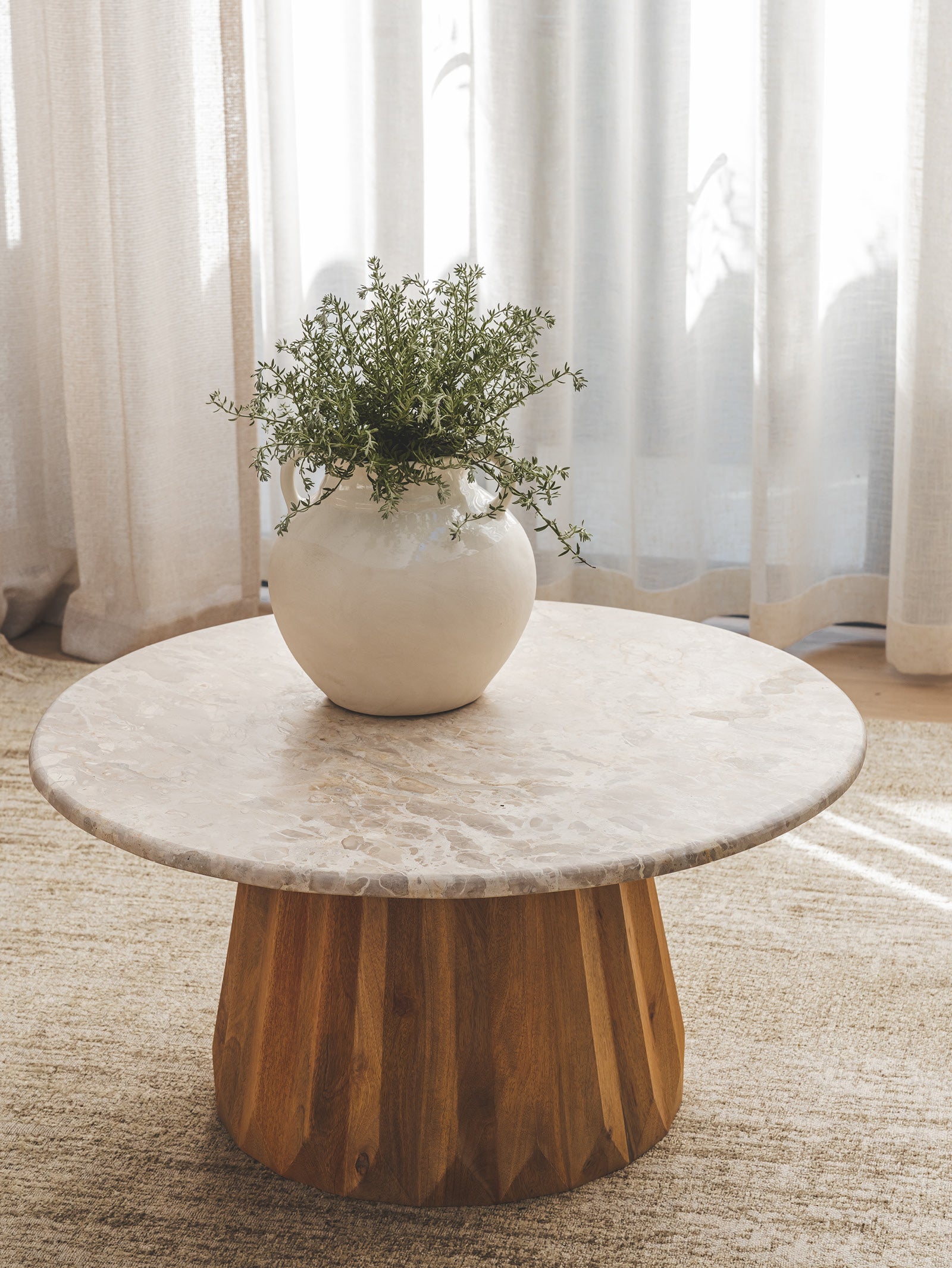 Freasca Coffee Table in Latte - Hertex HAUS