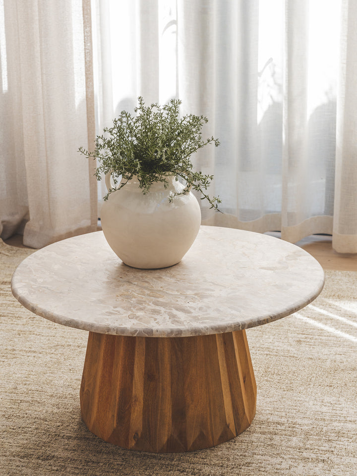 Freasca Coffee Table in Latte