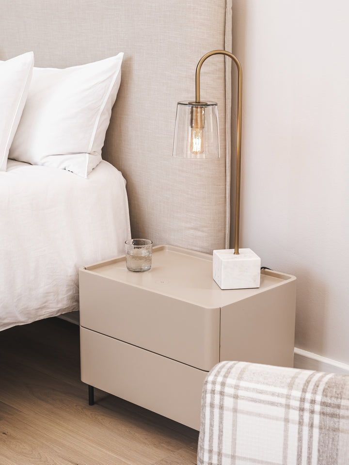 Future Bedside Lamp in Almond
