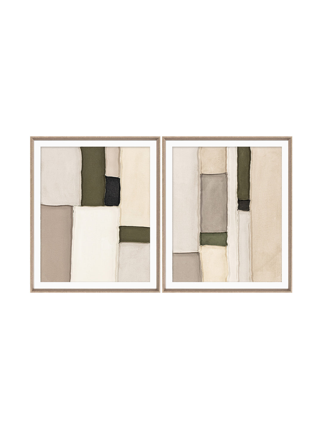 Gentle Divide Wall Art Set of 2 in Verdant