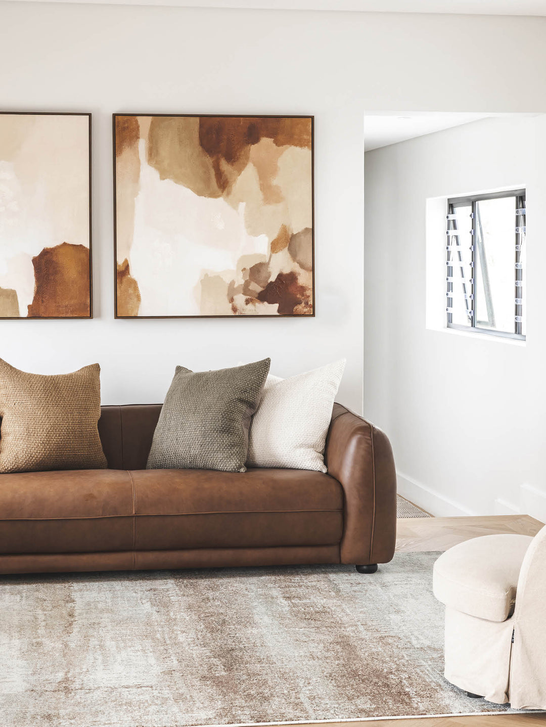 Gianni Leather Sofa 3-Seater