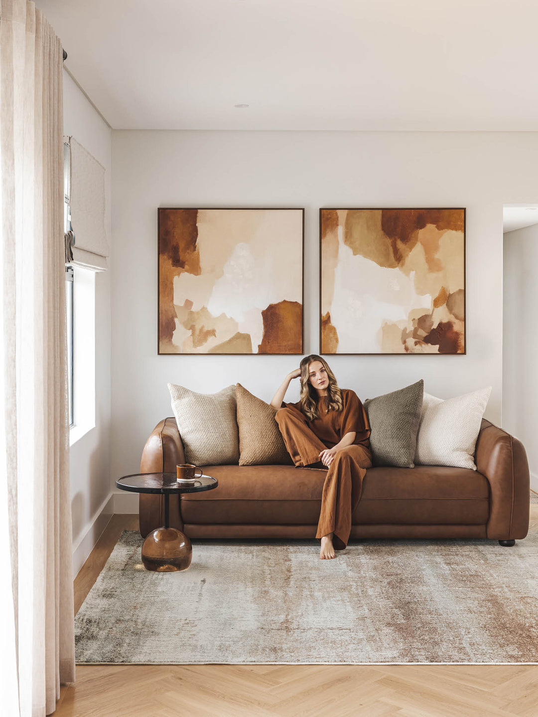Gianni Leather Sofa 3-Seater