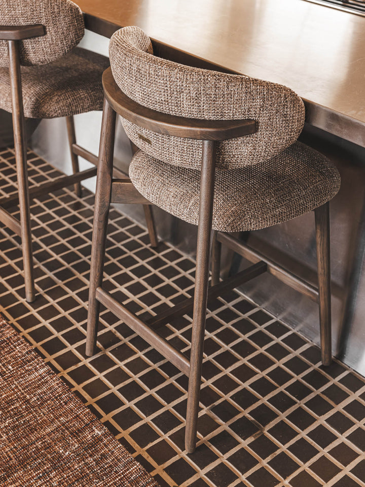Giovanni Oak Counter Chair