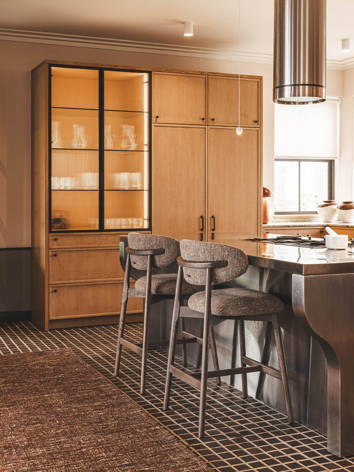 Giovanni Oak Counter Chair