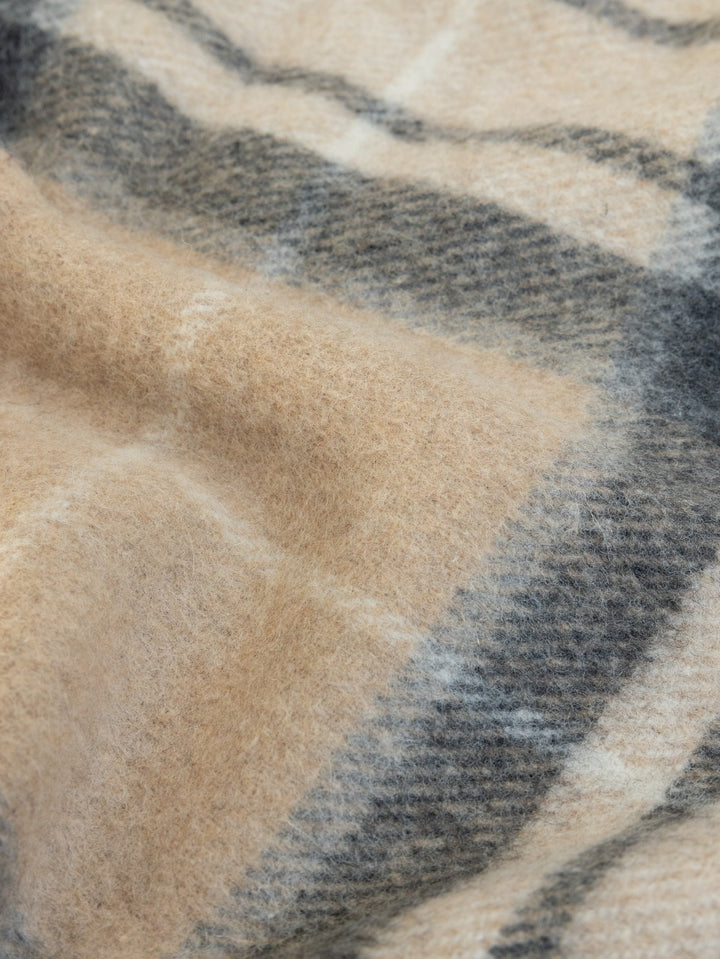 Glasgow Throw in Tawny Beige