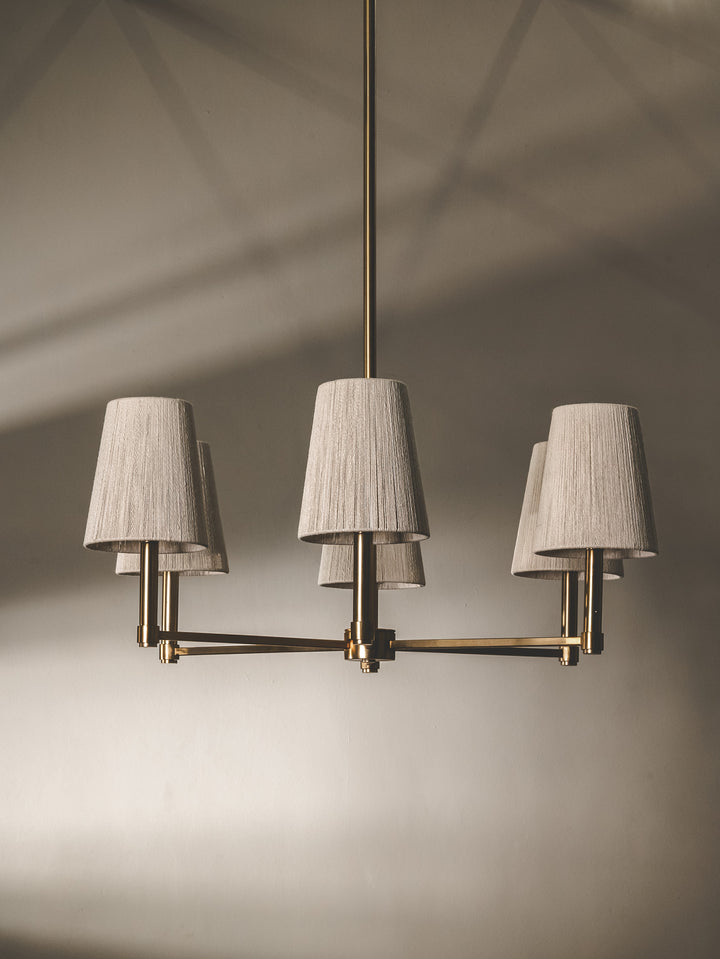 Glowrift Chandelier in Champagne
