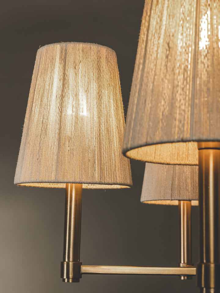 Glowrift Chandelier in Champagne