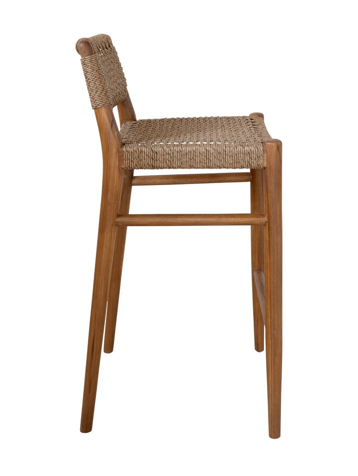 Goa Teak Bar Chair in Bark