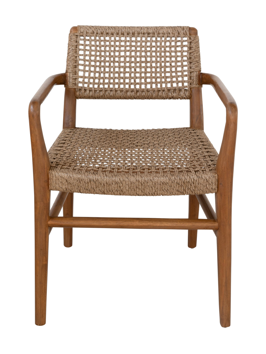 Goa Teak Dining Arm Chair in Bark