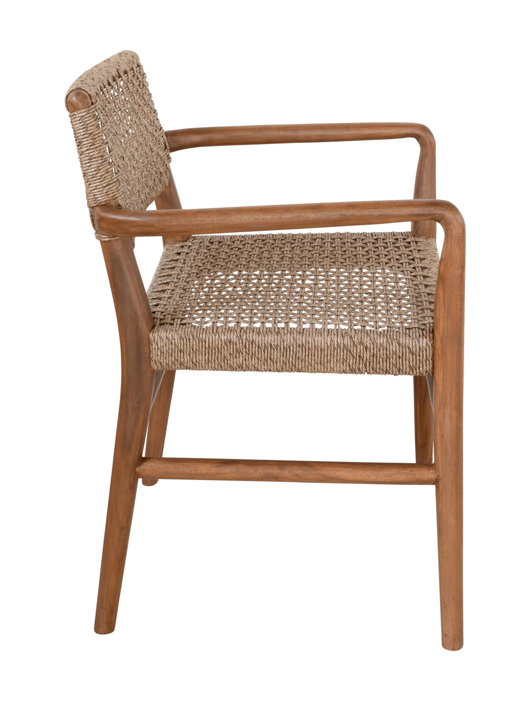 Goa Teak Dining Arm Chair in Bark