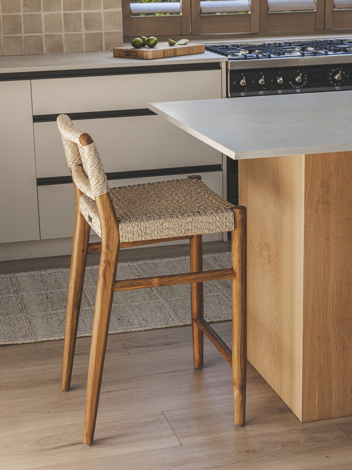 Goa Teak Counter Chair