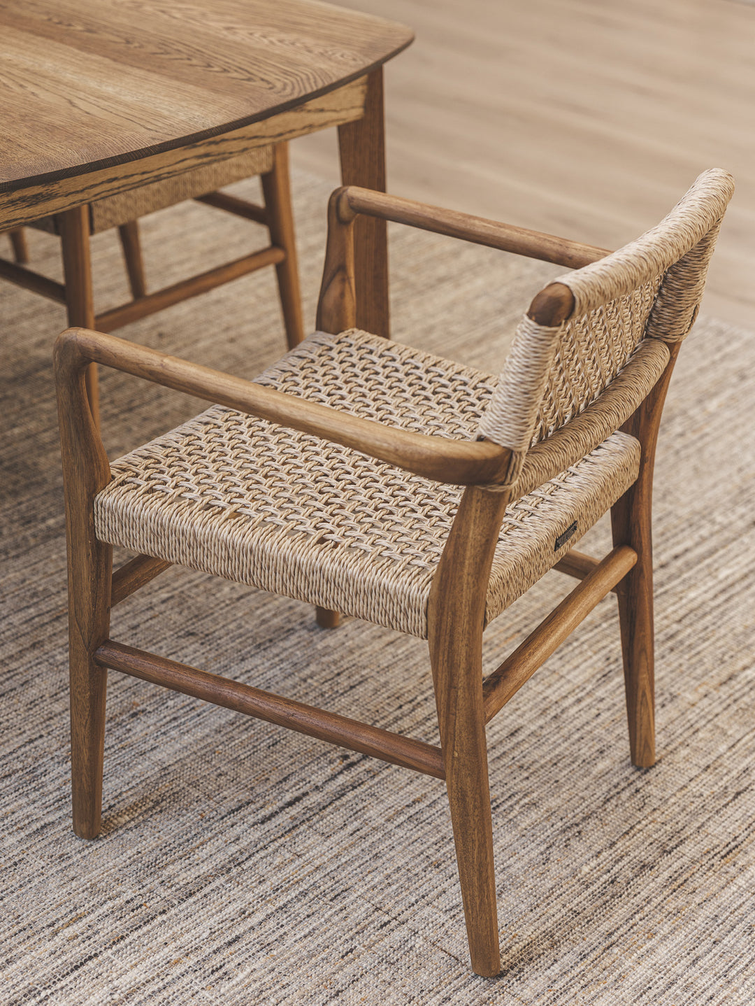 Goa Teak Dining Armchair