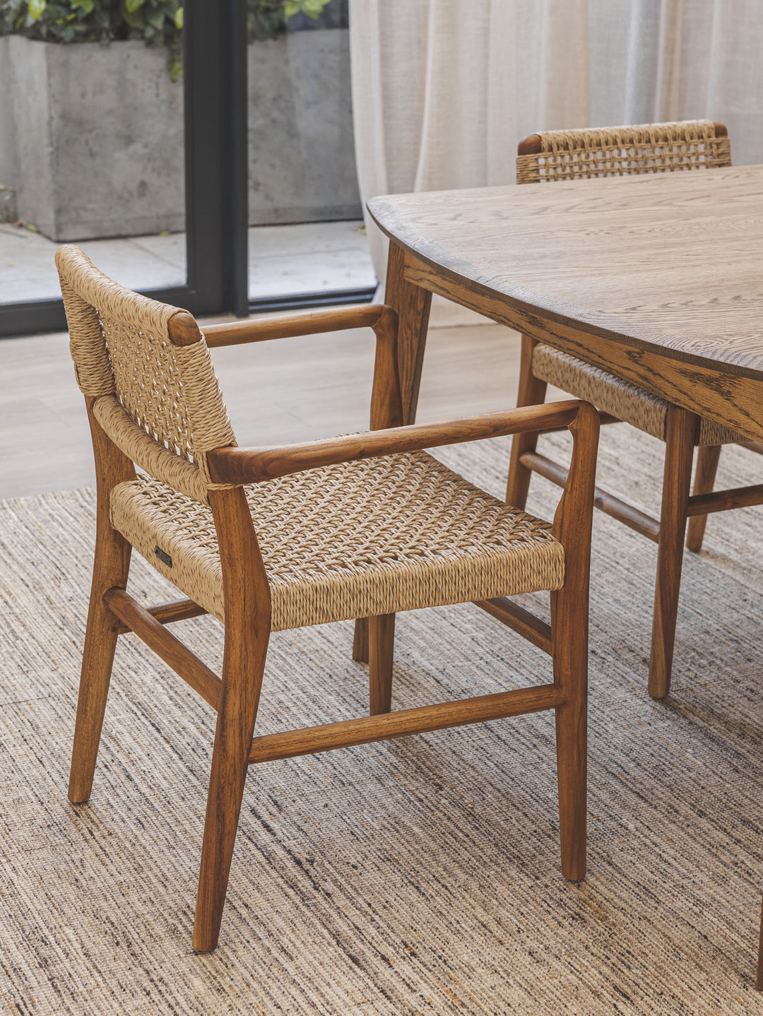 Goa Teak Dining Armchair