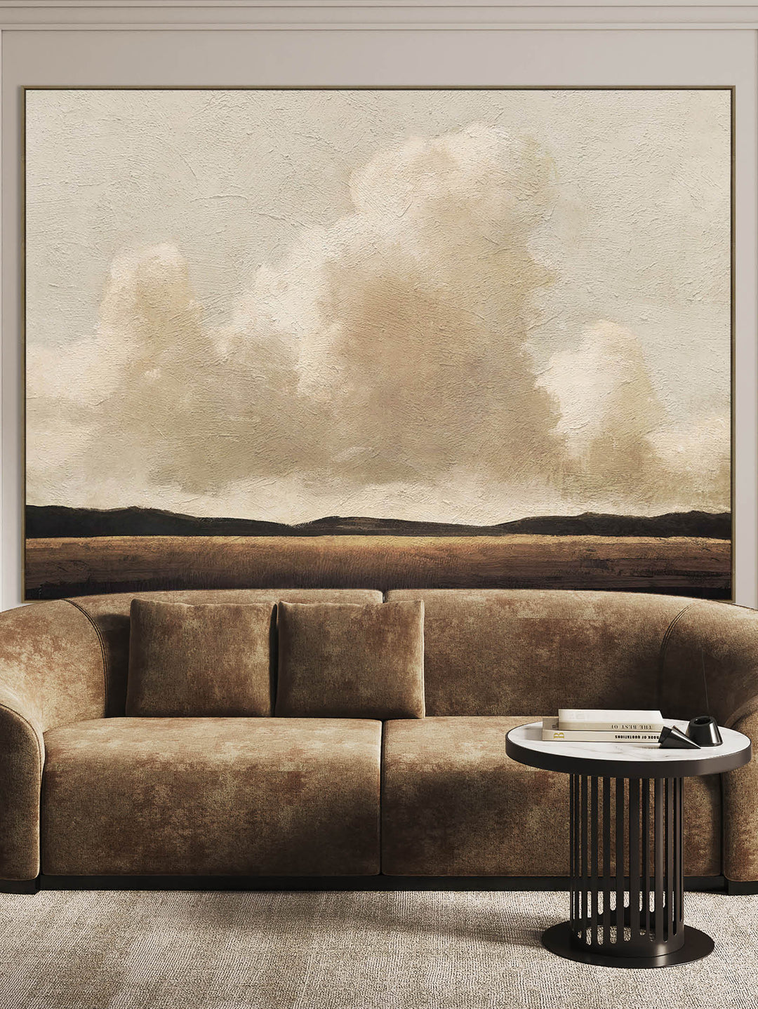 Golden Hour Wall Art in Clouds