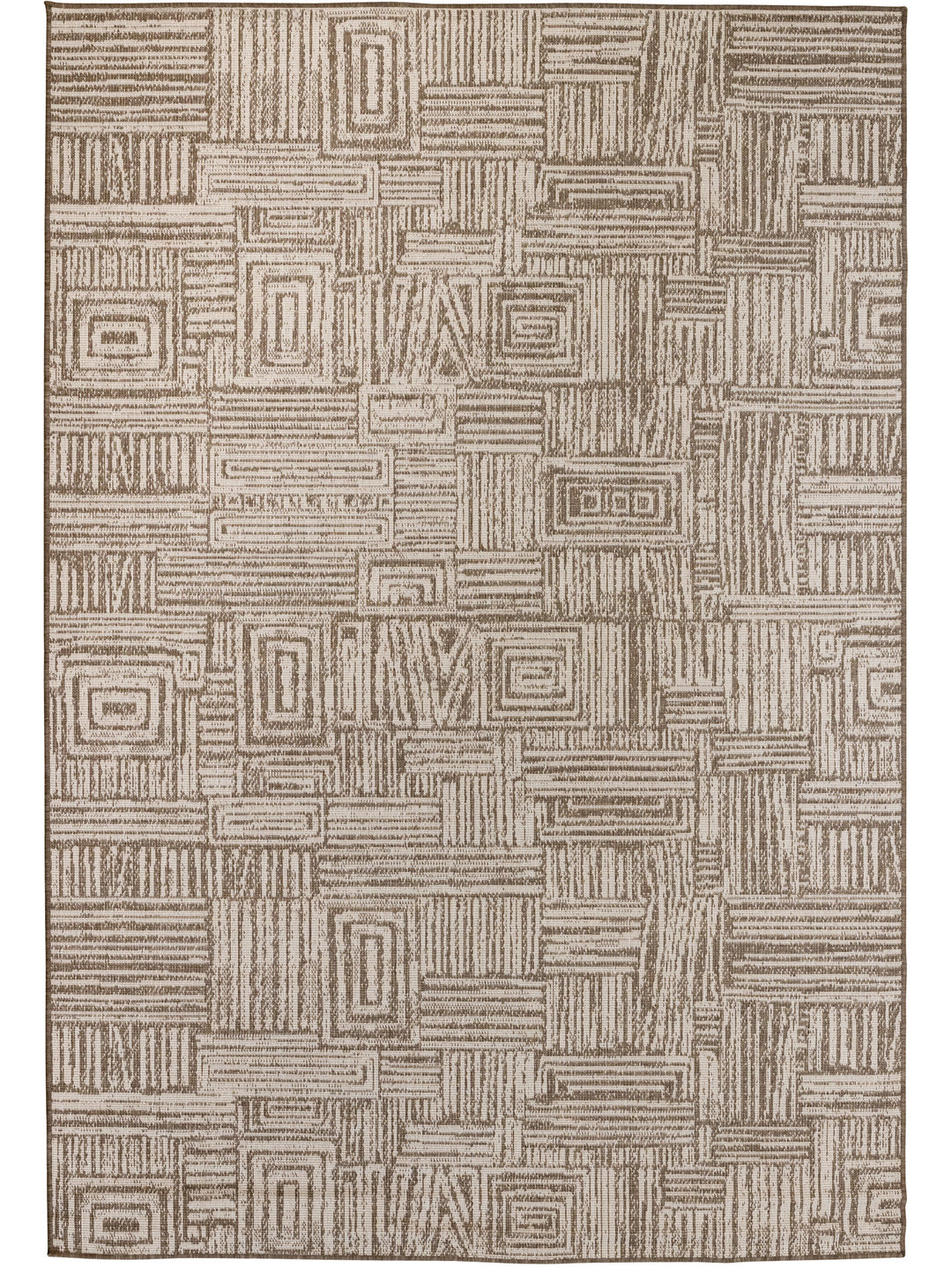 Gridlock Rug in Suntan