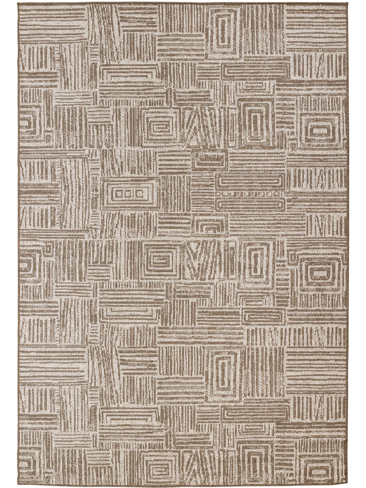 Gridlock Rug in Suntan