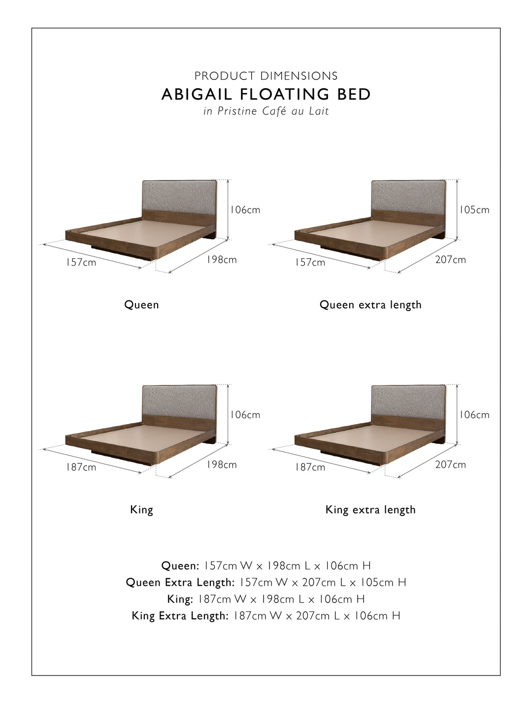 Abigail Floating Bed in Pristine Forest