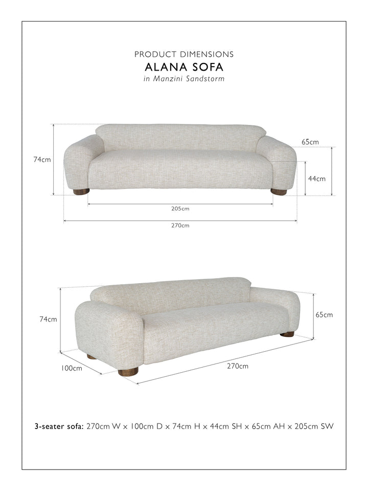 Alana Sofa 3-Seater