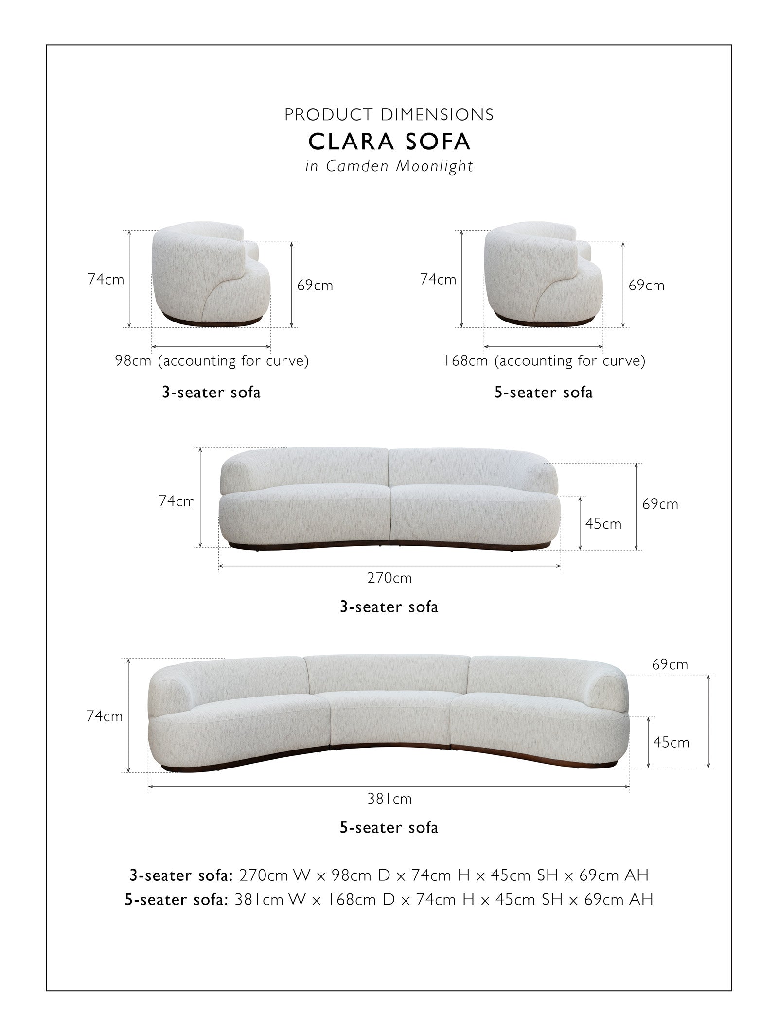 Clara Sofa - Hertex Haus - Hertex Haus