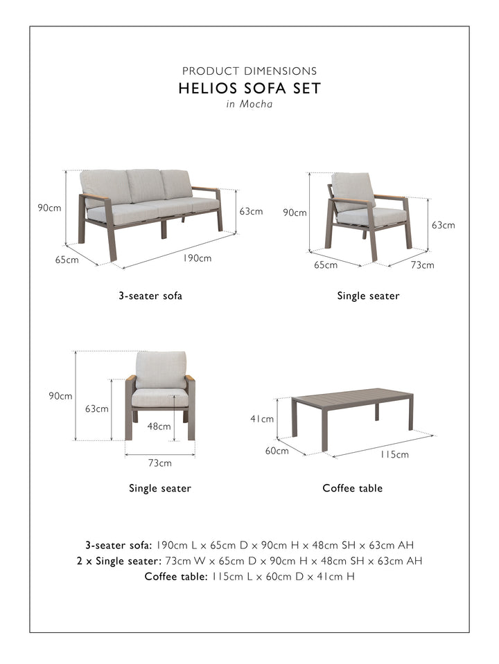 Helios Sofa Set