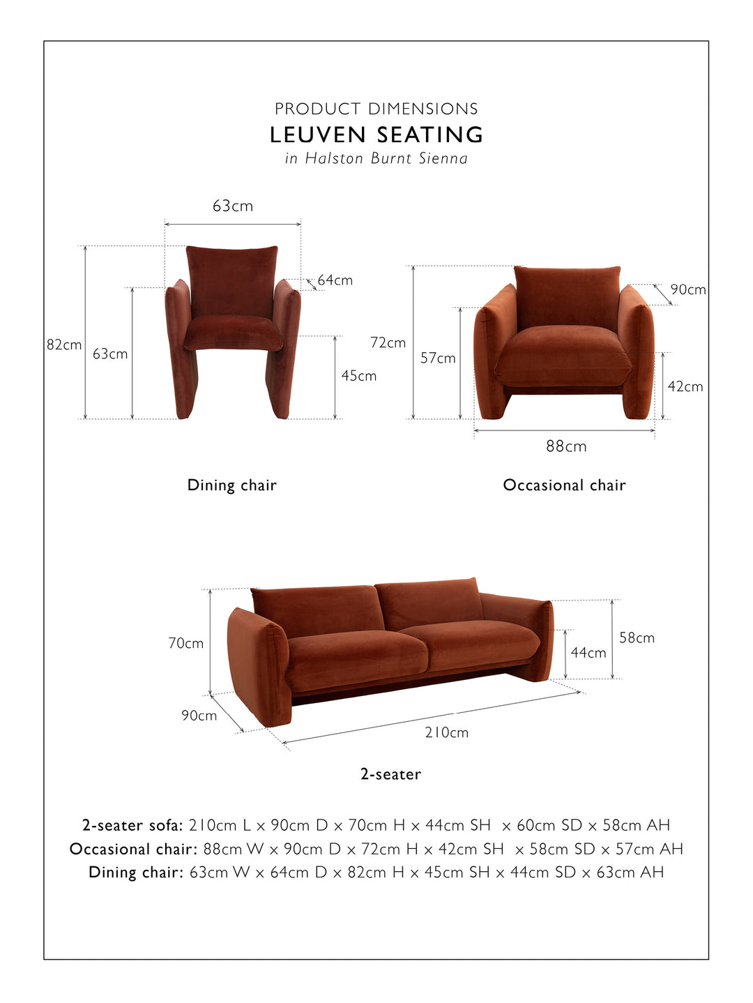 Leuven Sofa 2-Seater