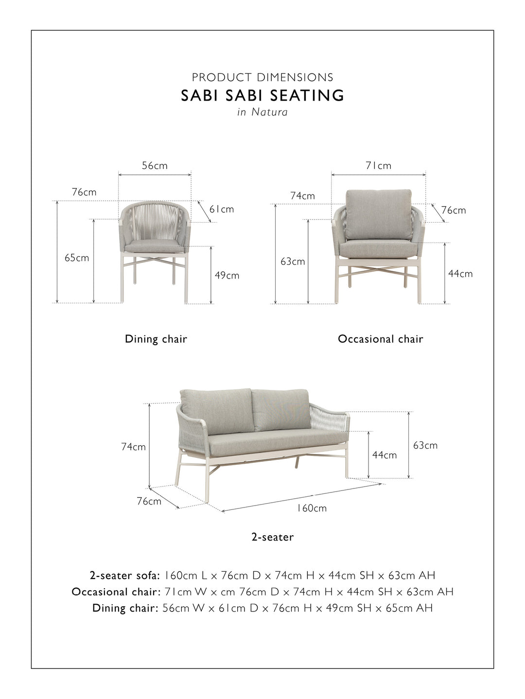 Sabi Sabi Occasional Chair