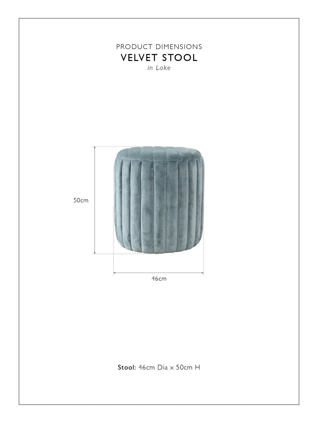 Velvet Stool