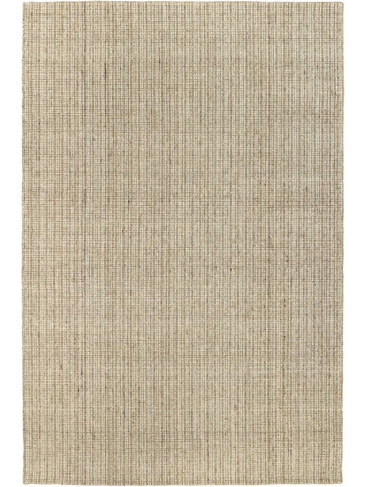 Wool-blend rug in natural shade