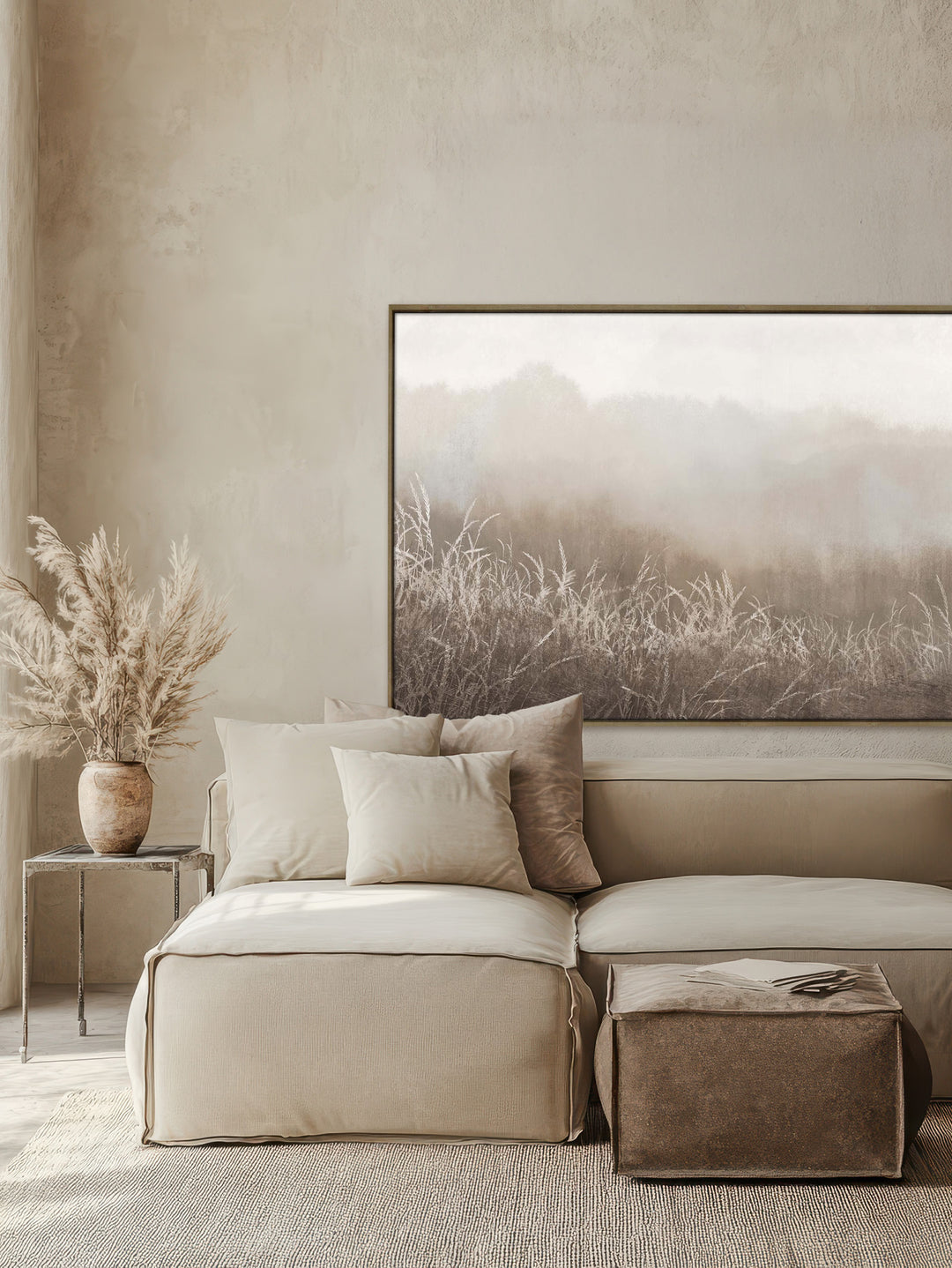 Harvest Dreams Wall Art in Sepia Glow
