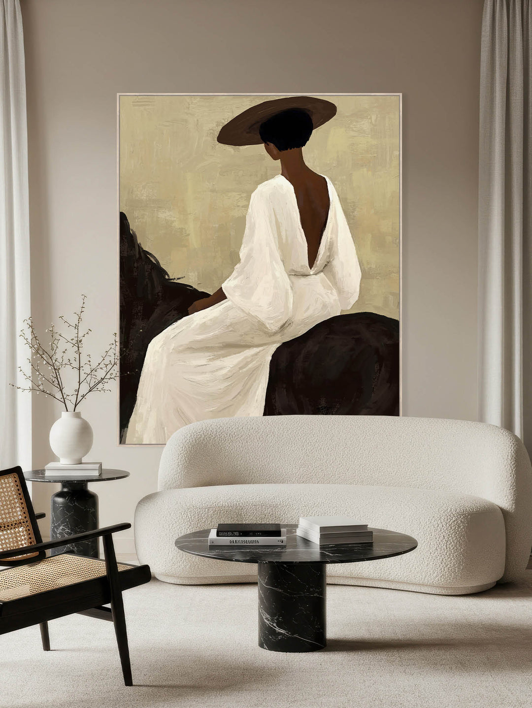 Her Own Way Wall Art in Silk
