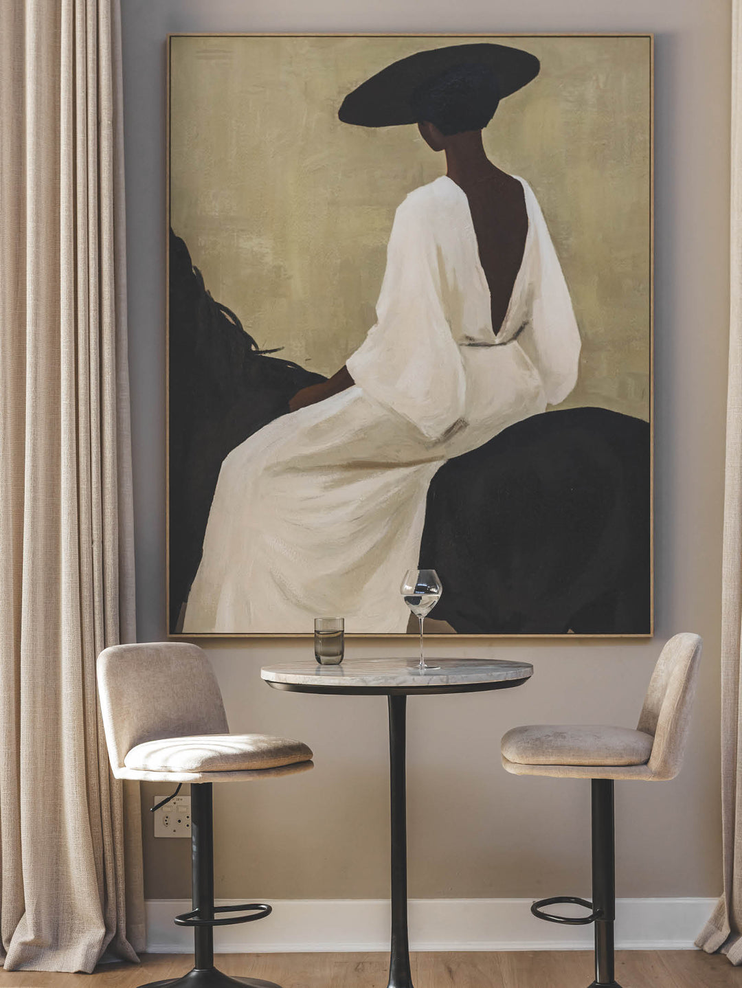 Her Own Way Wall Art in Silk