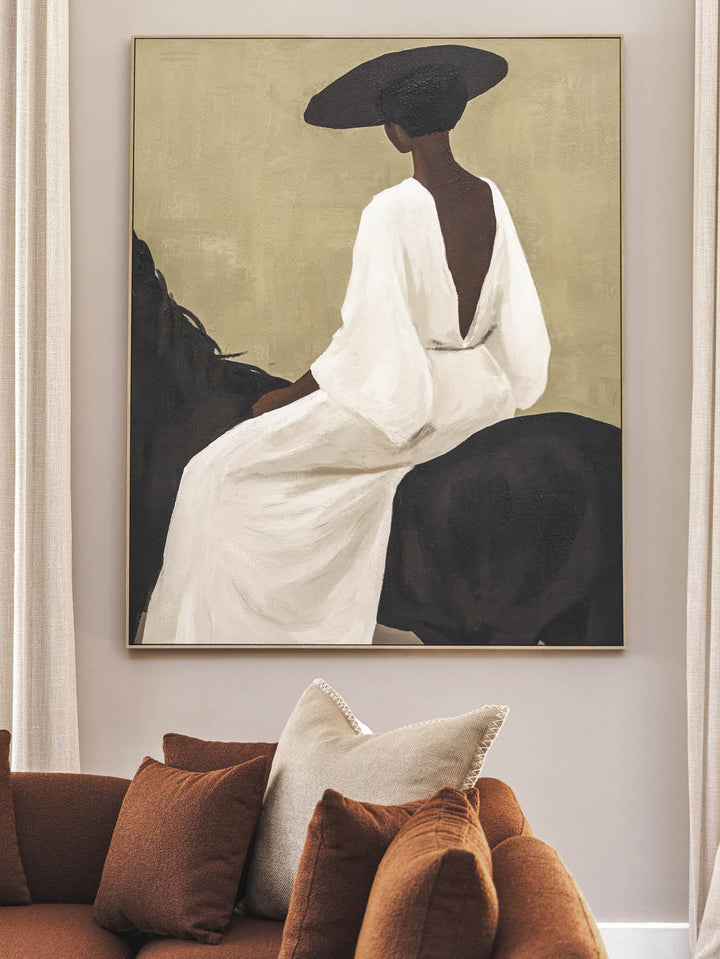 Her Own Way Wall Art in Silk