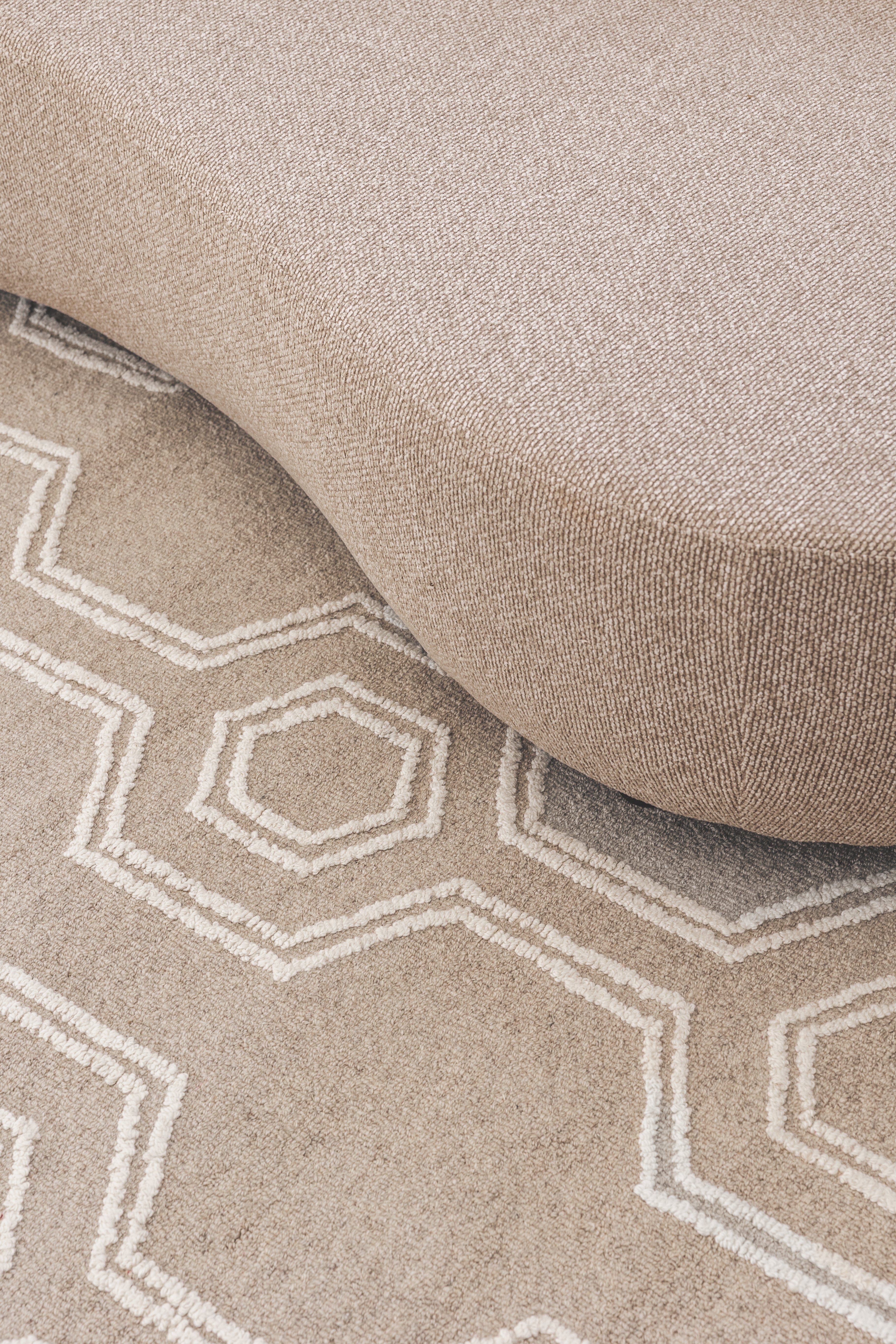 Hilltop Rug in Sandstone - Hertex Haus - Hertex Haus