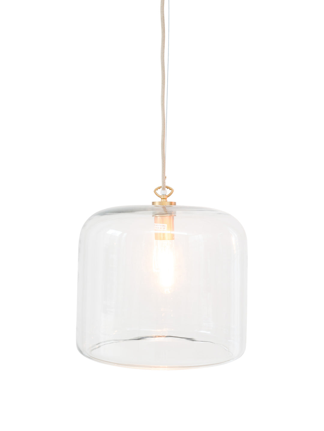 Icon Pendant in Brass