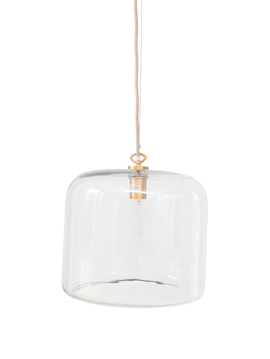 Icon Pendant in Brass