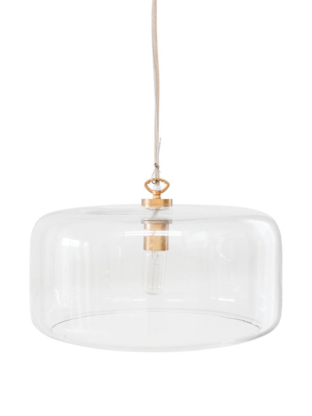 Icon Pendant in Brass
