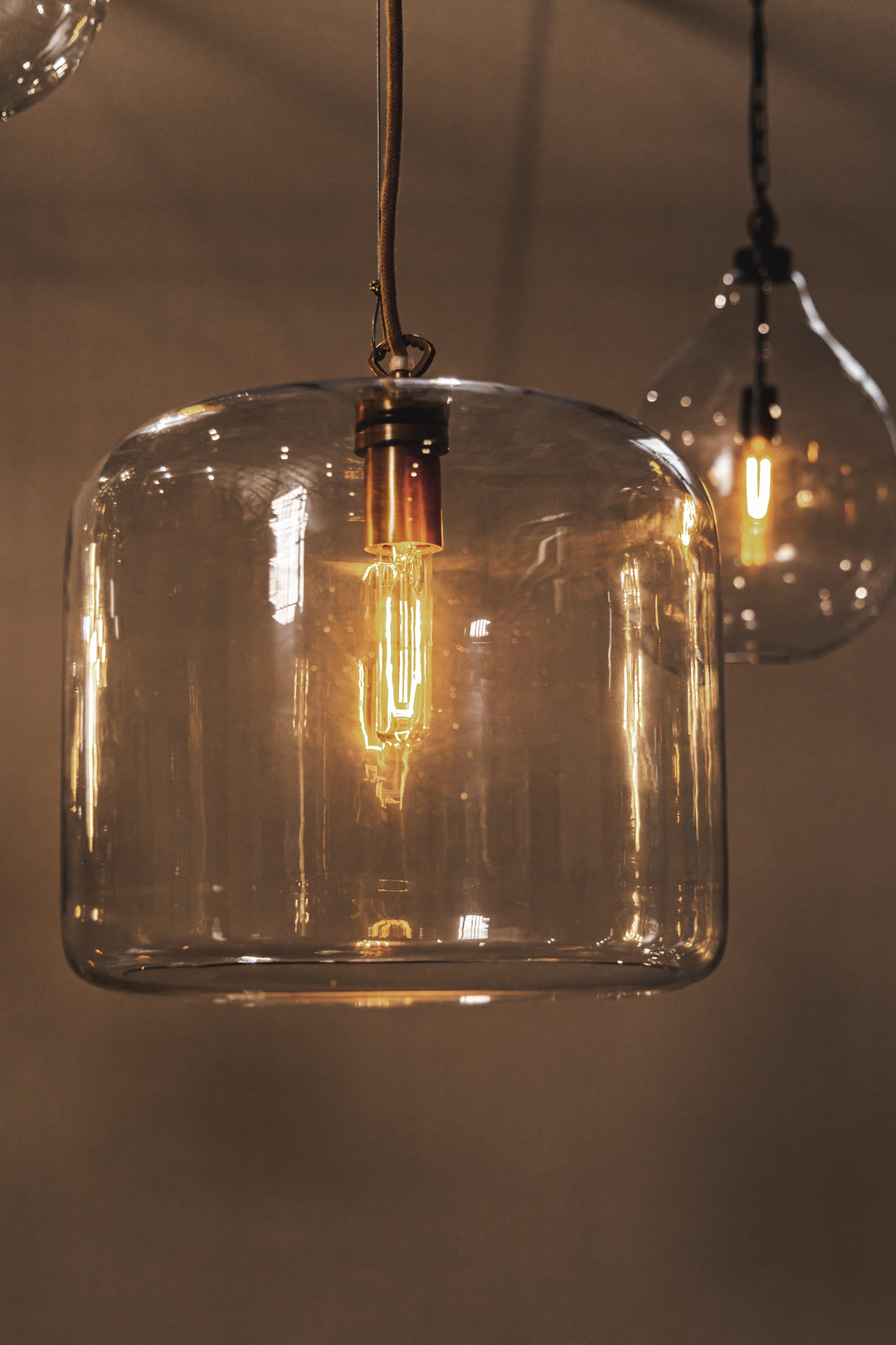 Icon Pendant in Brass