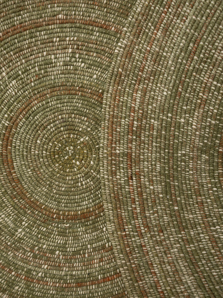 Inca Round Rug in Fields