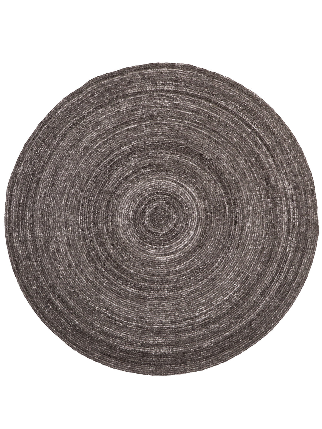Inca Round Rug in Gravel