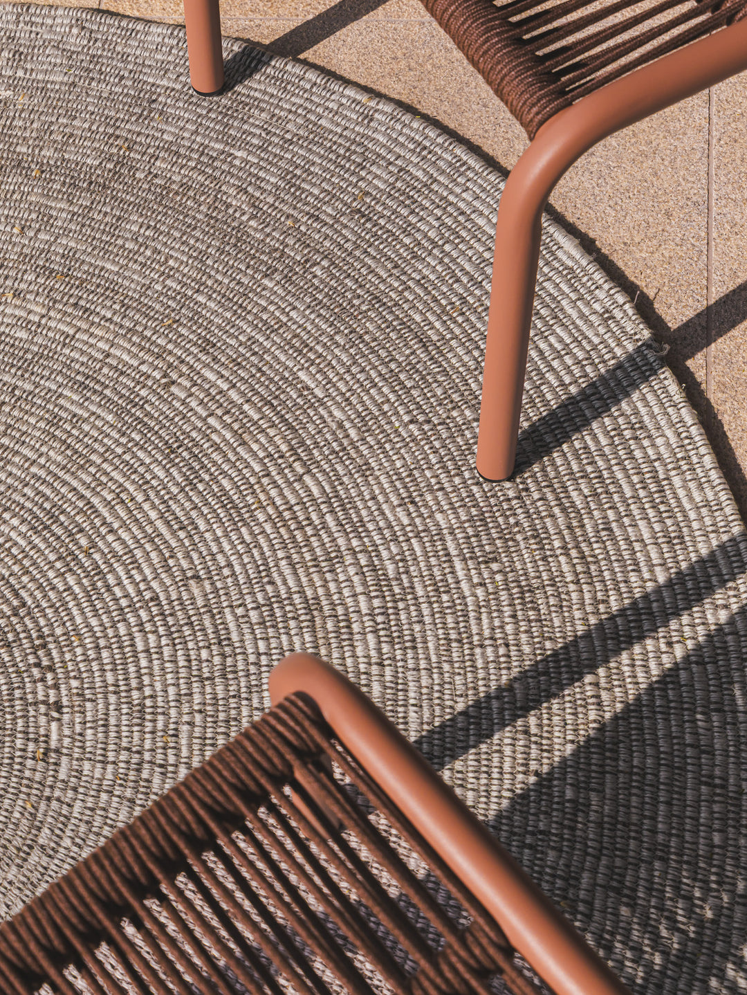 Inca Round Rug in Monument