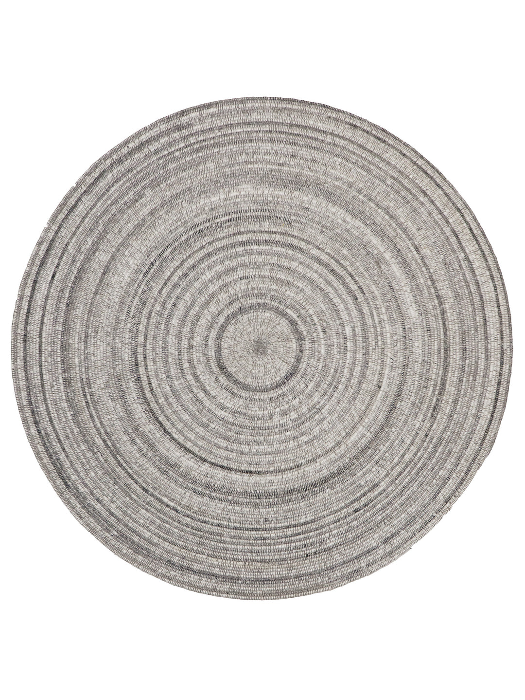 Inca Round Rug in Stone