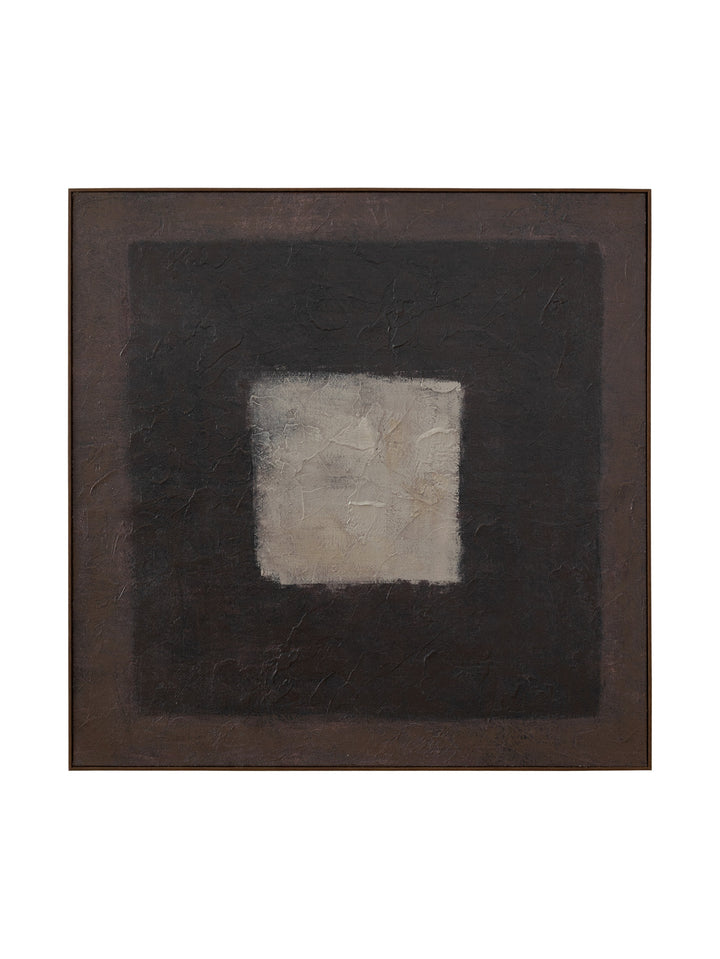 Inner Square Wall Art in Truffle