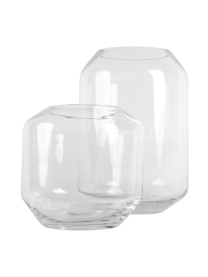 Isabeau Glass Vase in Clear