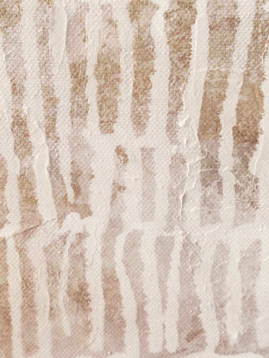 Ivory Weave Wall Art in Warm Beige