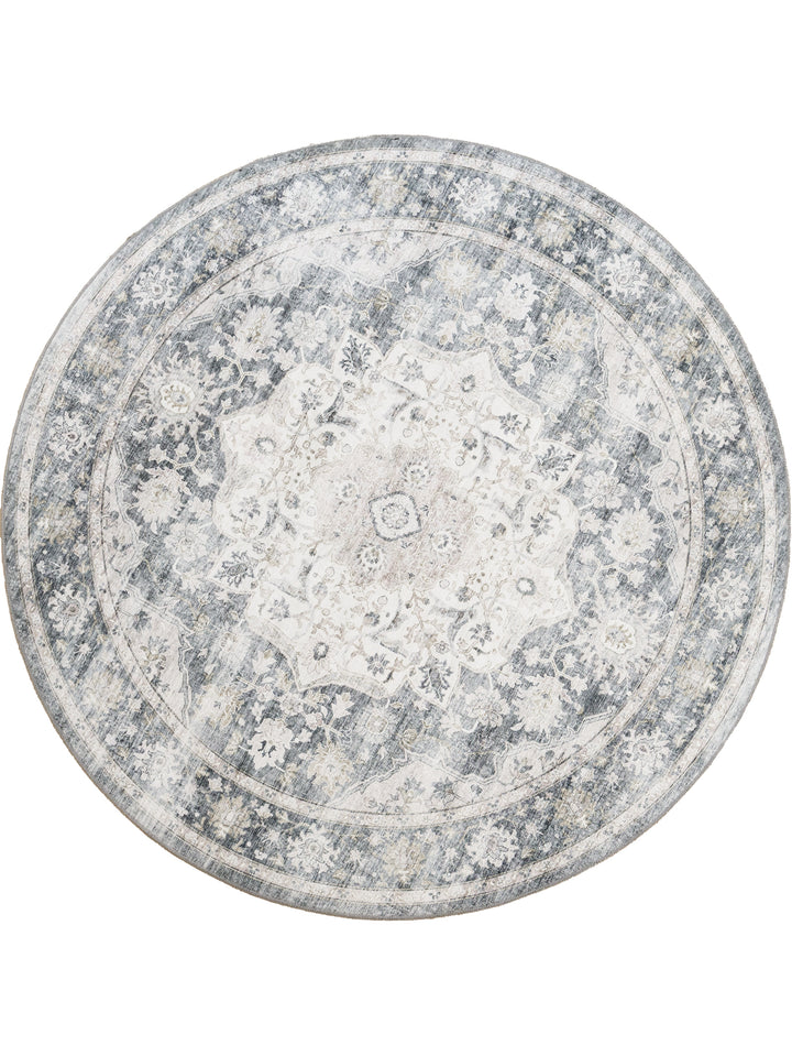 Jane Round Rug in Winter