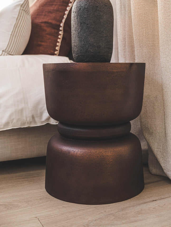 Junction Side Table in Bronze Age - Hertex HAUS