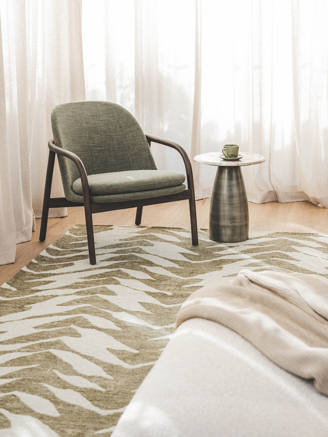 Juxtapose Rug in Aloe