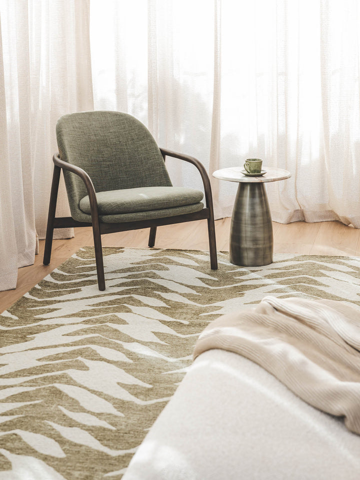 Juxtapose Rug in Aloe